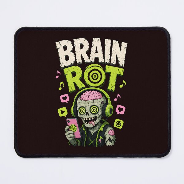 Item preview, Brain Rot Headphones Zombie Music Halloween designed and sold by LV-creator.