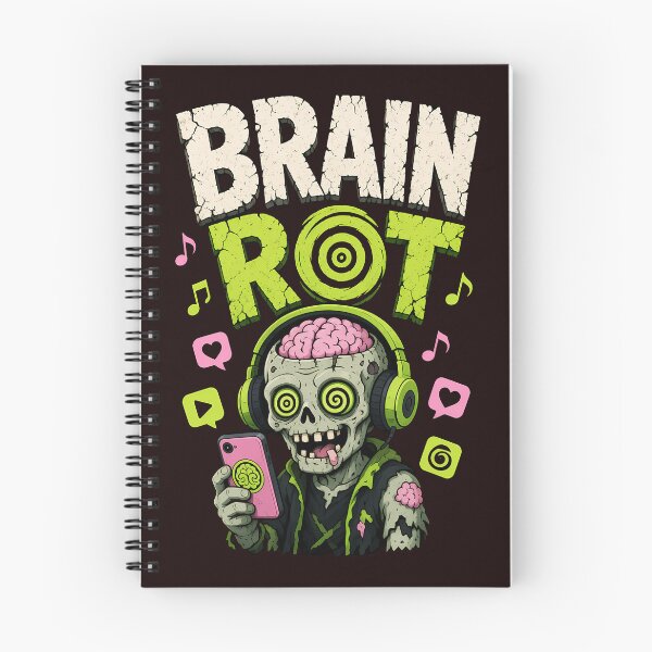 Item preview, Brain Rot Headphones Zombie Music Halloween designed and sold by LV-creator.