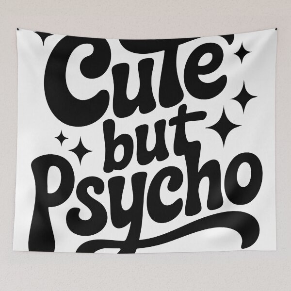 Item preview, Cute but psycho designed and sold by Geraldine Amesty.