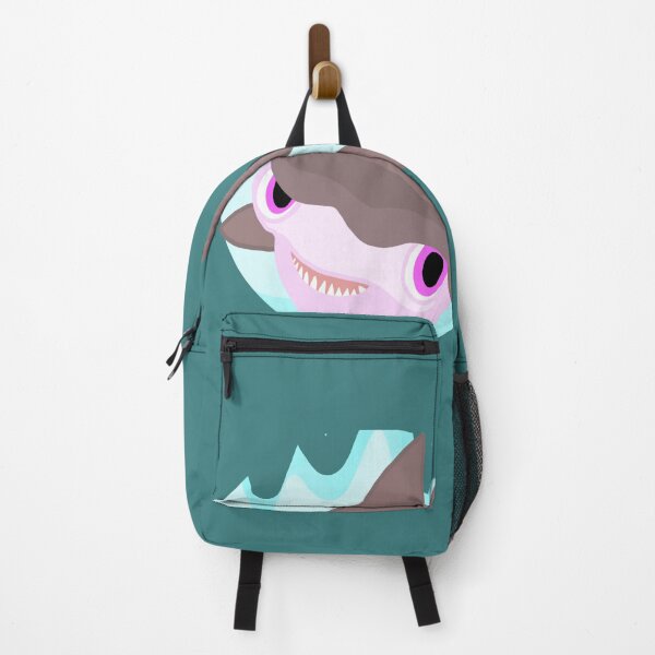 Item preview, Cute Shark Pink Eyes Funny Cartoon  designed and sold by MigWhimsy.