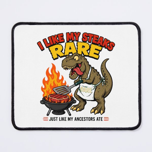 Item preview, Dinosaur BBQ Grilling Rare Steak Grill Master Dad designed and sold by nortowelcomics.