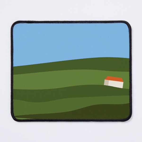 Item preview, Minimalist Green Hills and Little House designed and sold by darkskinbender.
