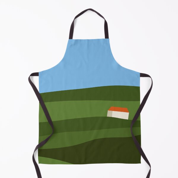 Item preview, Minimalist Green Hills and Little House designed and sold by darkskinbender.
