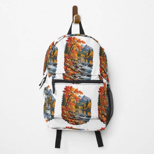 Item preview, Autumn River Mountain Landscape Fall Foliage designed and sold by RockitBaby.