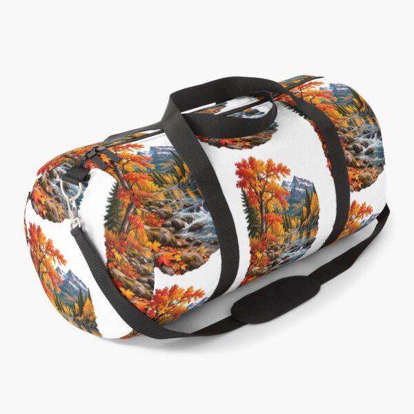 Item preview, Autumn River Mountain Landscape Fall Foliage designed and sold by RockitBaby.