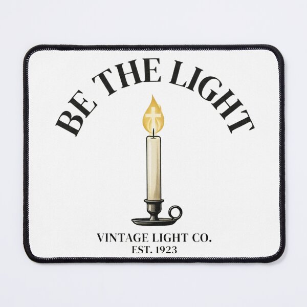 Item preview, Be The Light Vintage Candle Christian Faith Retro Design designed and sold by MantoSagrado.
