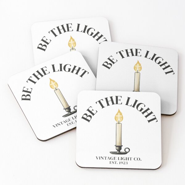 Item preview, Be The Light Vintage Candle Christian Faith Retro Design designed and sold by MantoSagrado.