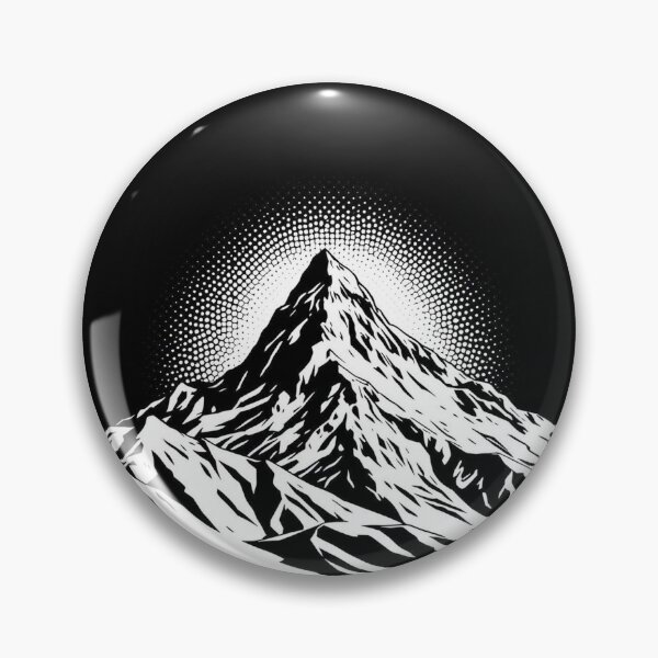 Item preview, Radiant Summit — Illuminated Mountain Op Art designed and sold by Benito Del Ray.