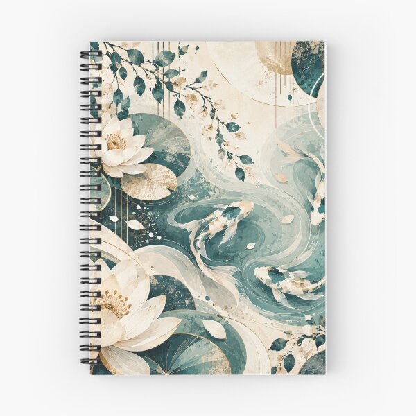 Item preview, Whimsical Koi Lotus Garden designed and sold by WeaveSphere.
