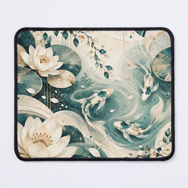 Item preview, Whimsical Koi Lotus Garden designed and sold by WeaveSphere.
