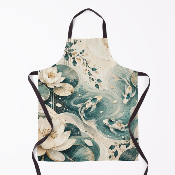 Item preview, Whimsical Koi Lotus Garden designed and sold by WeaveSphere.