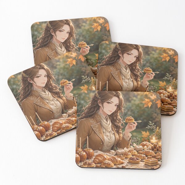 Item preview, Caramel Season — Autumn Dessert Girl designed and sold by TreatLLC.