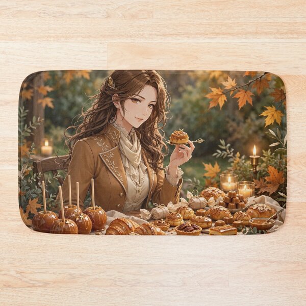 Item preview, Caramel Season — Autumn Dessert Girl designed and sold by TreatLLC.
