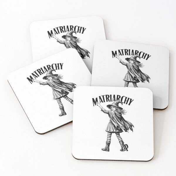 Item preview, Replace Patriarchy With Matriarchy Feminist Witch Girl designed and sold by GrandeDuc.