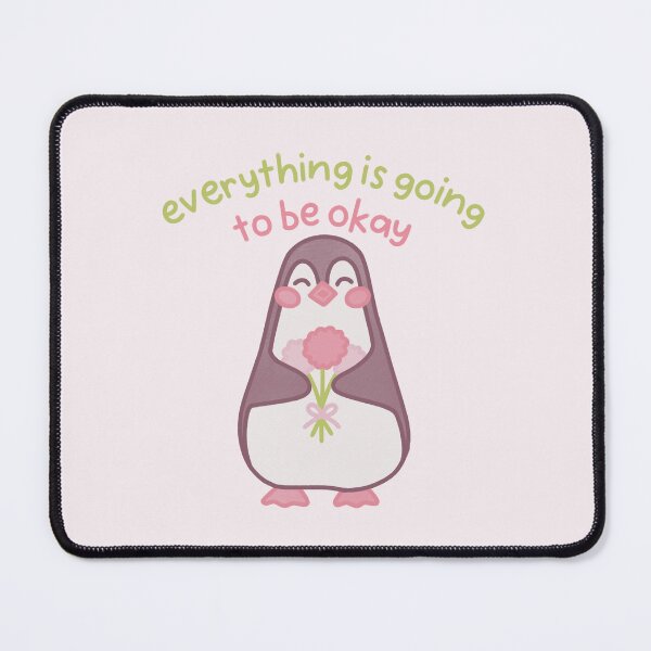 Item preview, Cute Positive Penguin Everything Is Going To Be Okay designed and sold by winterpumpkin.