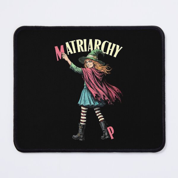 Item preview, Replace Patriarchy With Matriarchy Feminist Witch Girl designed and sold by GrandeDuc.