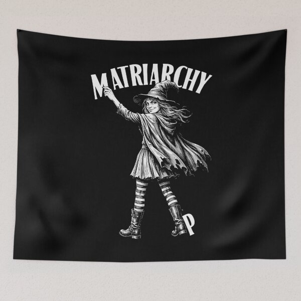 Item preview, Replace Patriarchy With Matriarchy Feminist Witch Girl designed and sold by GrandeDuc.