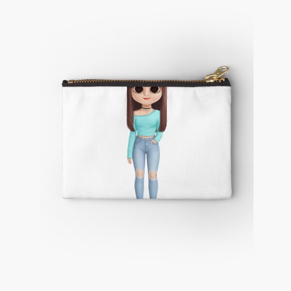 Item preview, Heart Vibes Only – Teal Crop Top Fashion Doll designed and sold by kitastylish.