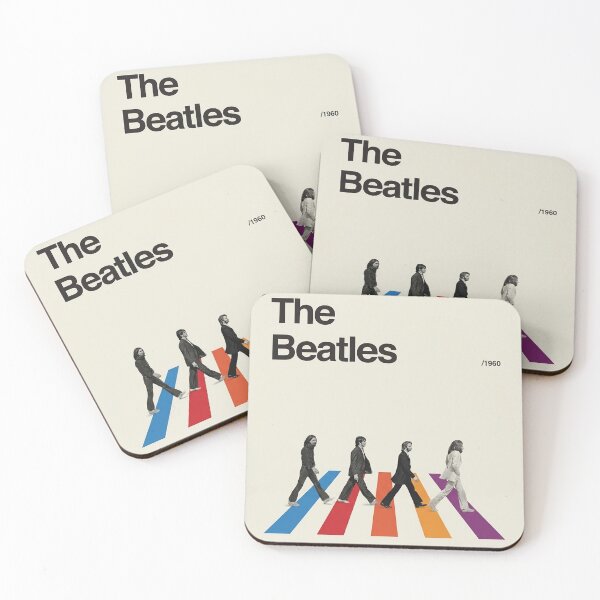 Item preview, Colorful Abbey Road Poster designed and sold by COFFEEWITHARTS.