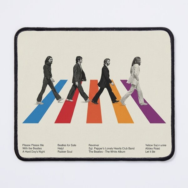Item preview, Colorful Abbey Road Poster designed and sold by COFFEEWITHARTS.