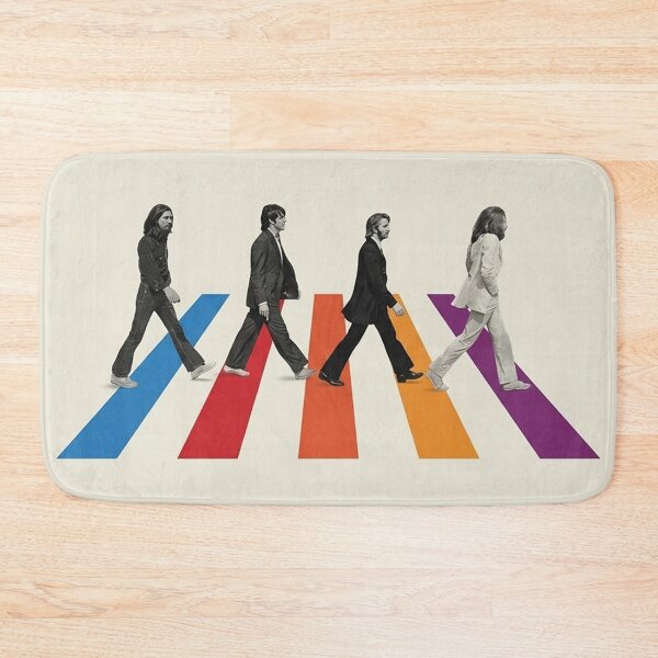 Item preview, Colorful Abbey Road Poster designed and sold by COFFEEWITHARTS.