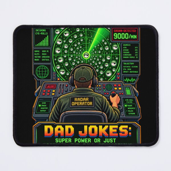 Item preview, Dad Jokes Radar designed and sold by Mystik-Media.