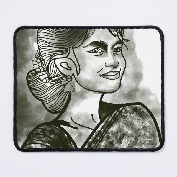 Item preview, Indian girl saree art designed and sold by breezeofart.
