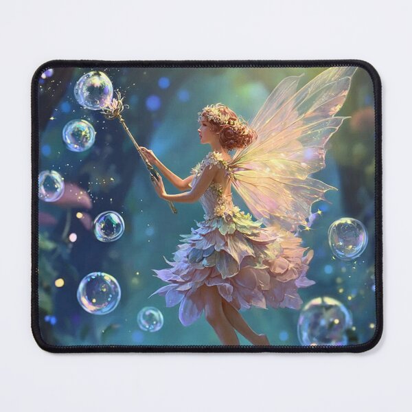 Item preview, Fairy Blowing Magical Star Bubbles designed and sold by Storybook Botanica.