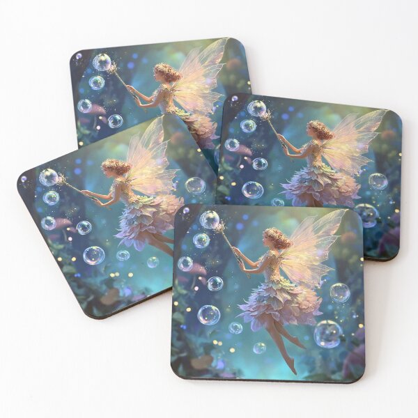 Item preview, Fairy Blowing Magical Star Bubbles designed and sold by Storybook Botanica.