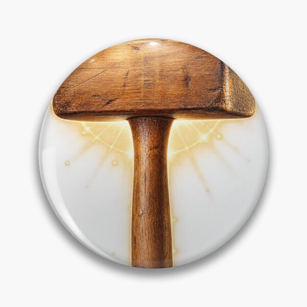 Item preview, Sacred Wooden Mallet Sticker designed and sold by Ocelot-T.