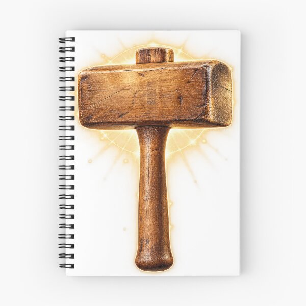 Item preview, Sacred Wooden Mallet Sticker designed and sold by Ocelot-T.
