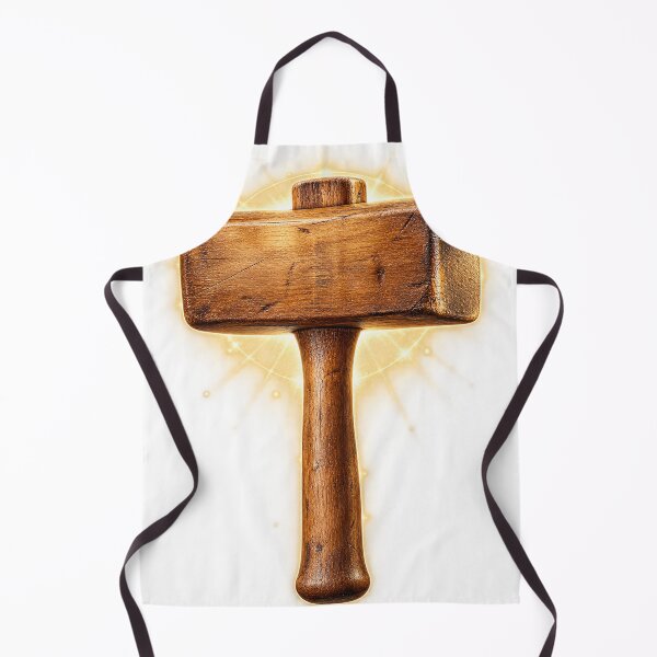 Item preview, Sacred Wooden Mallet Sticker designed and sold by Ocelot-T.
