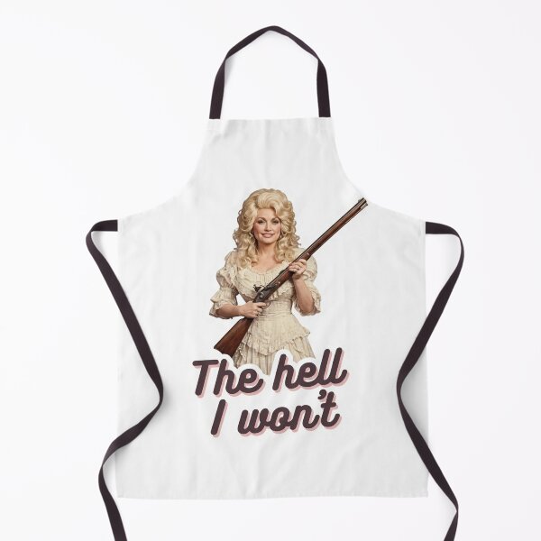 Item preview, The Hell I Wont Dolly Parton Shotgun Country Music Sassy Southern Quote Graphic designed and sold by raedattia.