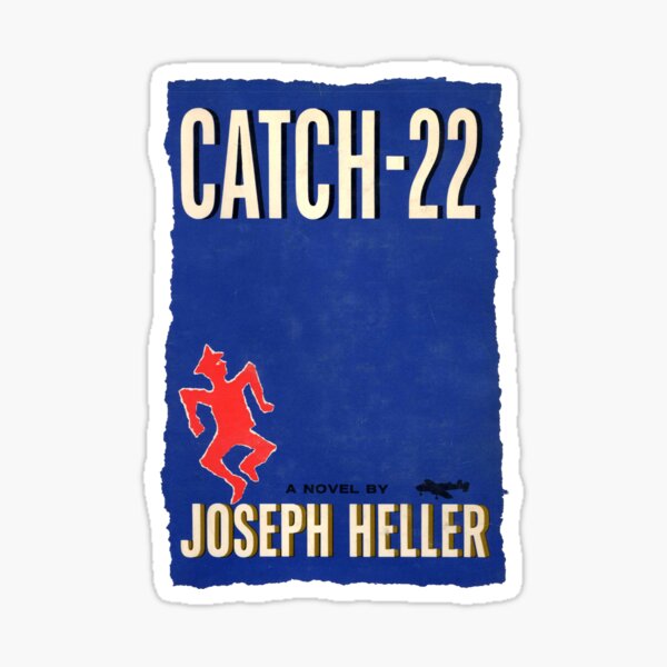 Vista previa del artículo con la obra «Catch 22 por Joseph Heller - Portada del libro», diseñado y vendido por SpartanCell.
