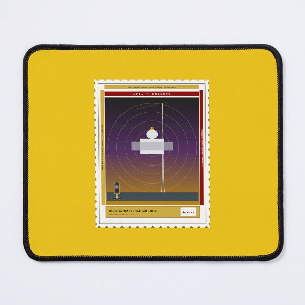 Item preview, Vatican Radio Shortwave SWL DX Stamp 7250 kHz 1931–Present designed and sold by TribeGlyph.