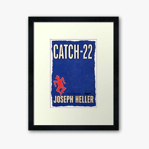 Vista previa del artículo con la obra «Catch 22 por Joseph Heller - Portada del libro», diseñado y vendido por SpartanCell.