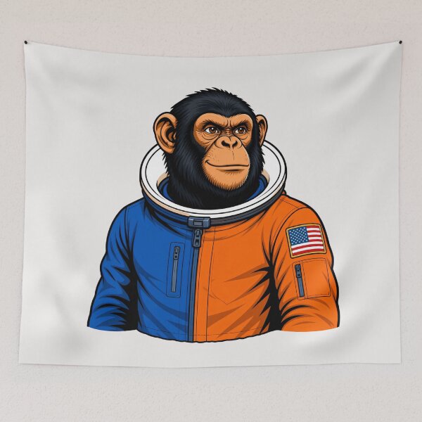 Item preview, Space Chimp Astronaut Comic designed and sold by TshirtsOnline-.