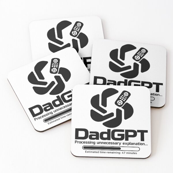 Item preview, DadGPT Processing Unnecessary Explanation Funny Tech Shirt designed and sold by ShirtGetsReal.