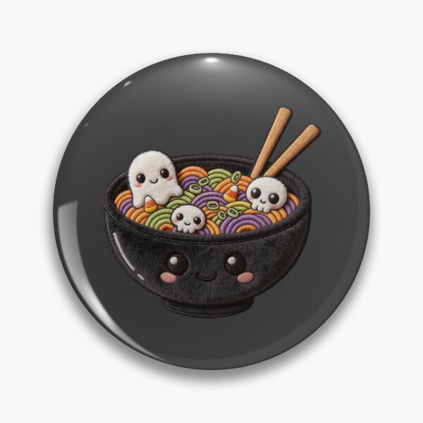 Item preview, Spooky Kawaii Ramen - Creepy Cute Halloween Noodle Bowl designed and sold by thelexiverse.