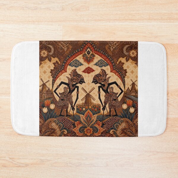 Item preview, Classic Batik Wayang Duel Art designed and sold by ChotipahArt.