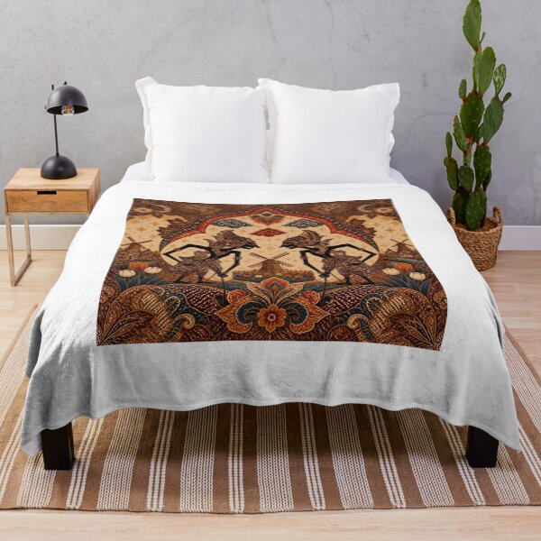 Item preview, Classic Batik Wayang Duel Art designed and sold by ChotipahArt.