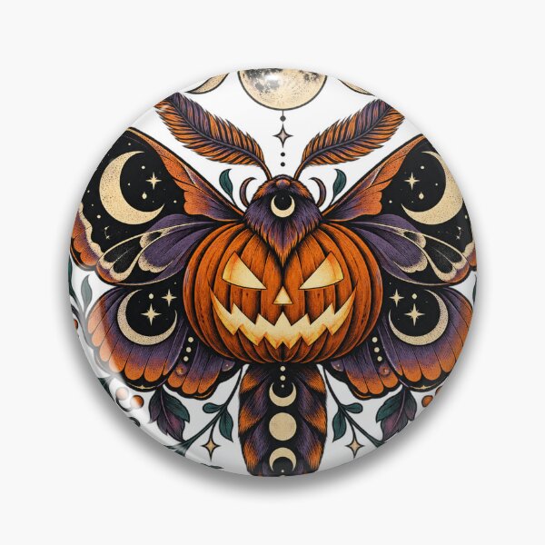 Item preview, Surreal Pumpkin Moth Moon designed and sold by SomeBoss.