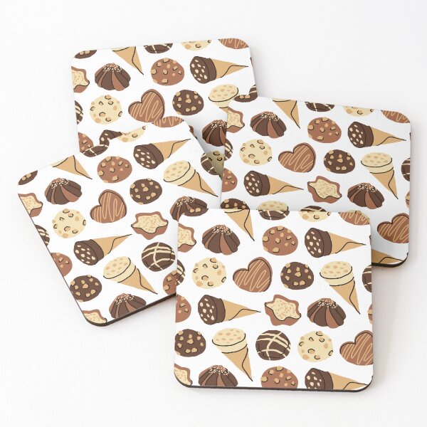 Item preview, Hand Drawn Chocolate Candies Seamless Pattern designed and sold by Panna Limon Store.