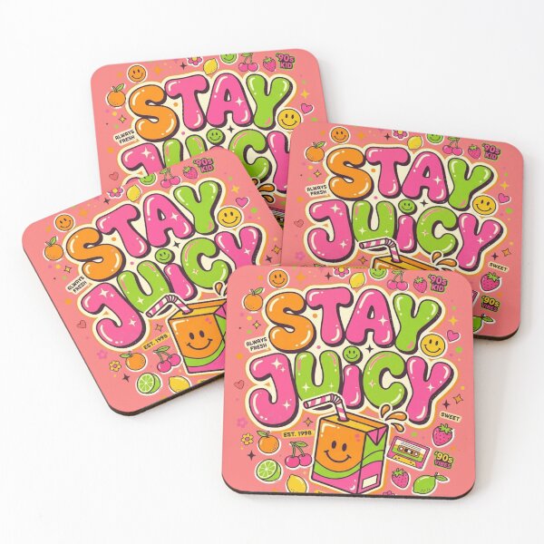 Item preview, Stay Juicy Retro Juice Box 90s Y2K Vintage designed and sold by RajDeals.