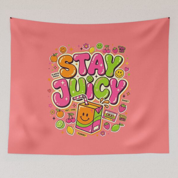 Item preview, Stay Juicy Retro Juice Box 90s Y2K Vintage designed and sold by RajDeals.