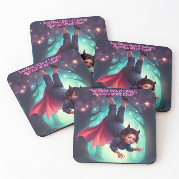 Item preview, Candy Rush Upside Down Halloween Graphic Art designed and sold by soin10s-designs.