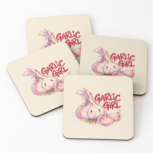 Item preview, Garlic Girl – Cute Garlic Bulb Foodie Illustration designed and sold by SnugbugStudios.