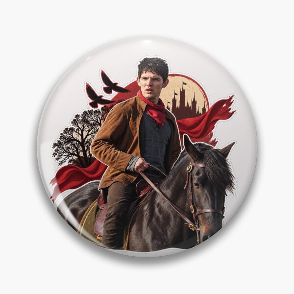 Item preview, Merlin on Horseback | BBC Merlin Emrys Fantasy Fan Art designed and sold by clearsunnyday.