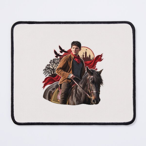 Item preview, Merlin on Horseback | BBC Merlin Emrys Fantasy Fan Art designed and sold by clearsunnyday.