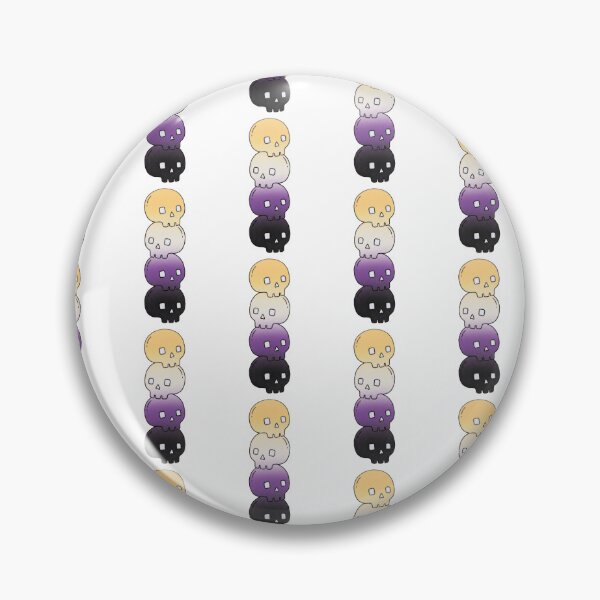 Item preview, Stacked Skulls – Yellow, White, Purple & Black Gothic Tower designed and sold by AliveStyle.